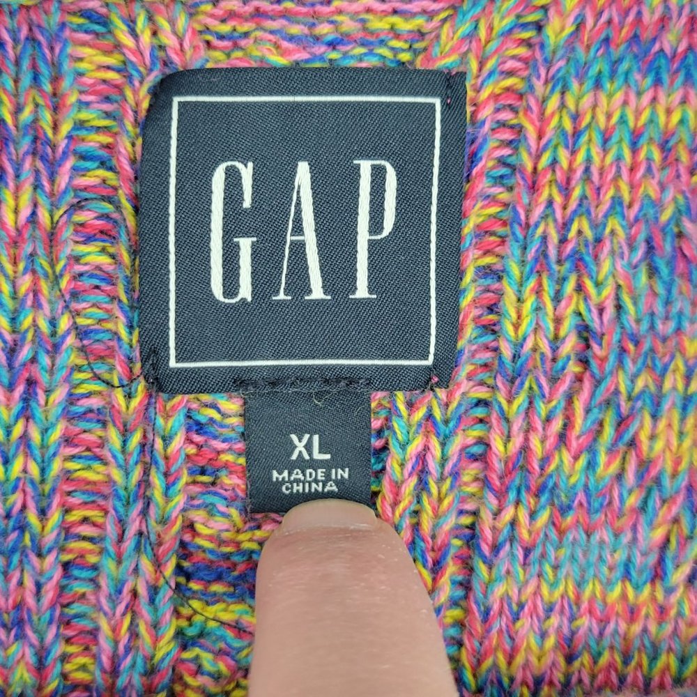 Gap Multi Colored Knit Sweater - image 3
